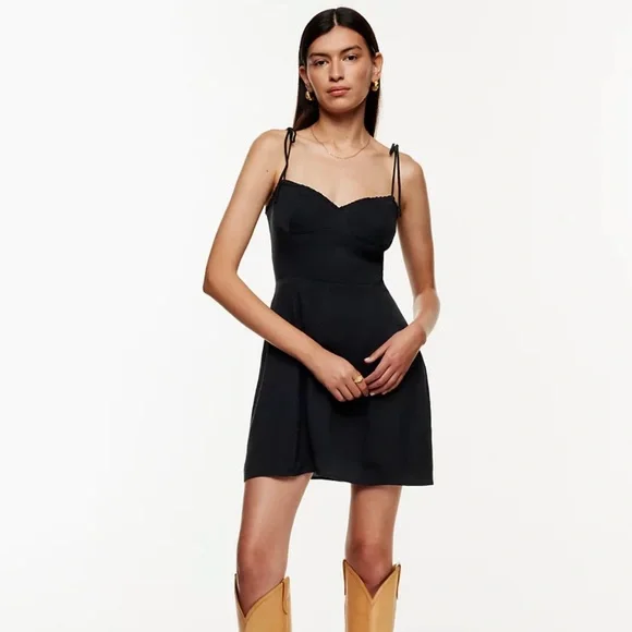 Aritzia Dresses | Aritzia Fable Dress In Black | Color: Black | Size: 6 | Ktswardrobe's Closet